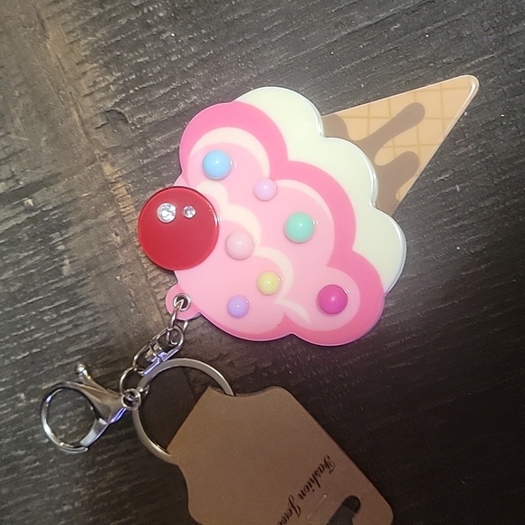 Accessories Slidemirror Ice Cream Cone Keychain Poshmark